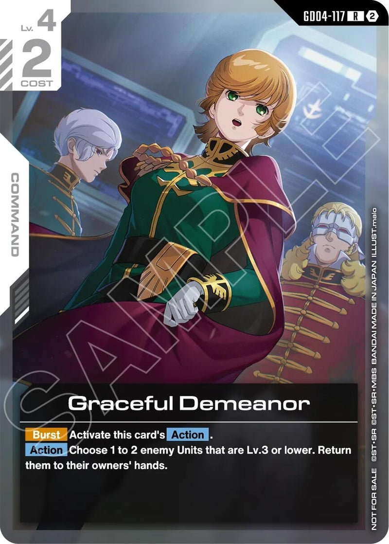 Image for Graceful Demeanor (Newtype Challenge 2026 Mission 4) (GD04-117) (Gundam Promotional Cards) (GCG-PR) - Gundam Card Game
