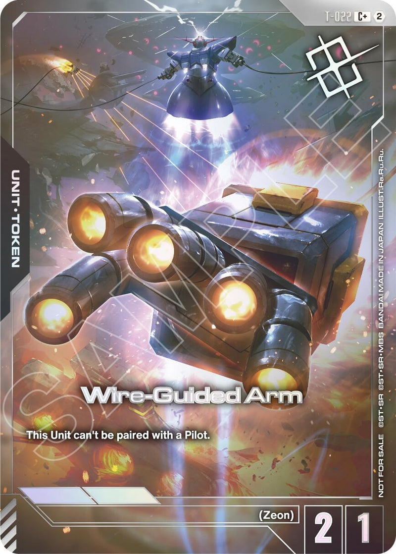 Image for Wire-Guided Arm (T-022) Token (Left Hand) (World Championship Regionals 26-27 Season 2) (Finalist) (T-022) (Gundam Promotional Cards) (GCG-PR) - Gundam Card Game