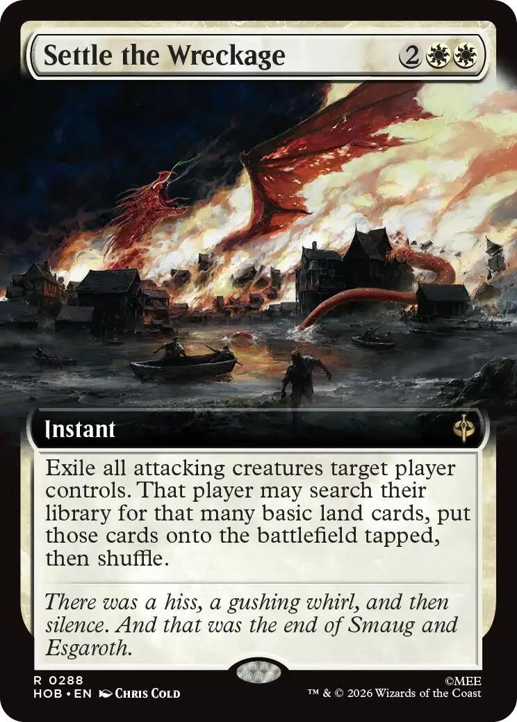Settle the Wreckage (Extended Art) (288) (The Hobbit)