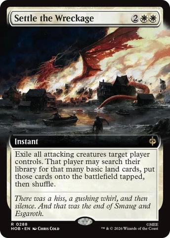 Settle the Wreckage (Extended Art) (288) (The Hobbit)