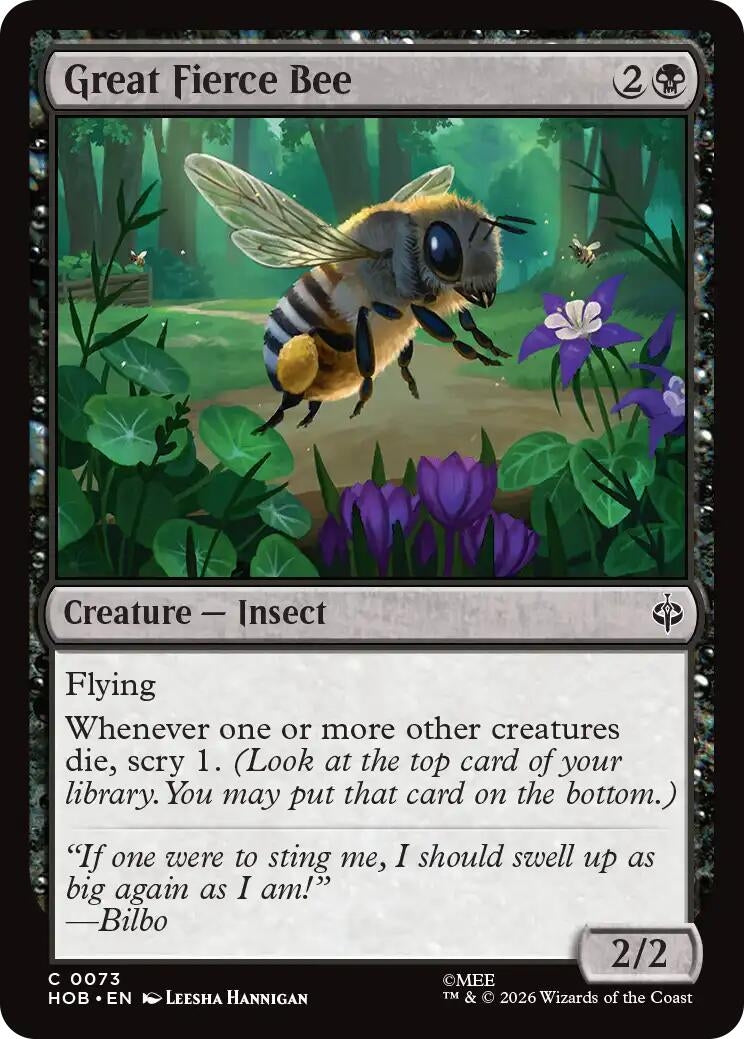 Great Fierce Bee (73) (The Hobbit)