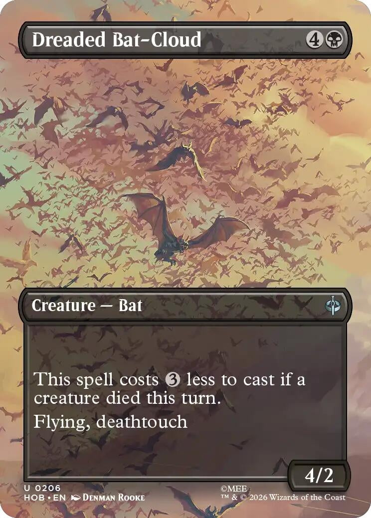 Dreaded Bat-Cloud (Borderless) (206) (The Hobbit)