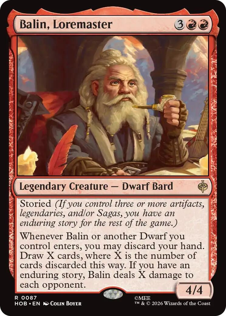 Balin, Loremaster (87) (The Hobbit)