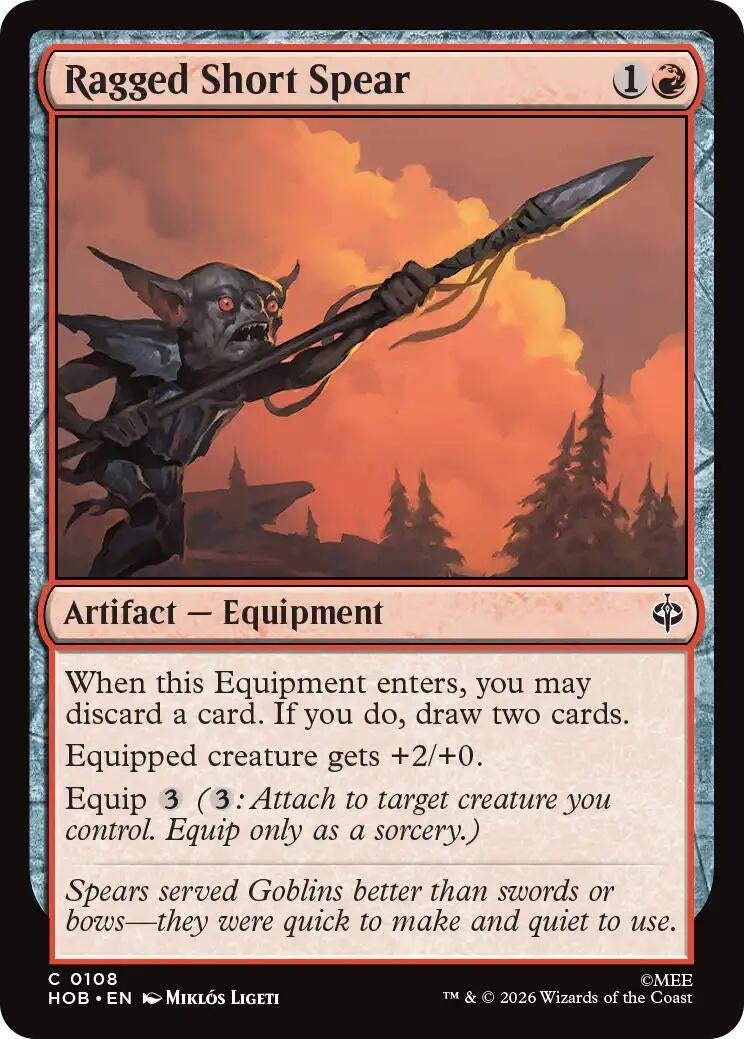 Ragged Short Spear (108) (The Hobbit)