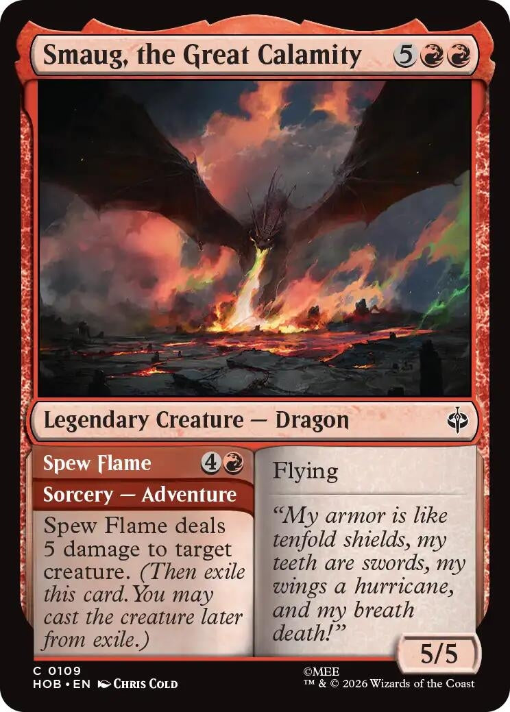 Smaug, the Great Calamity (109) (The Hobbit)