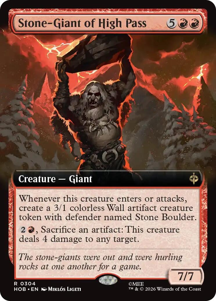 Stone-Giant of High Pass (Extended Art) (304) (The Hobbit)