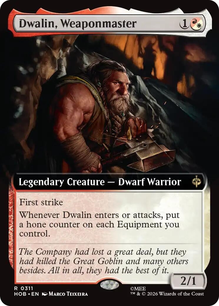 Dwalin, Weaponmaster (Extended Art) (311) (The Hobbit)