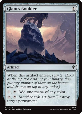 Giant's Boulder (173) (The Hobbit)