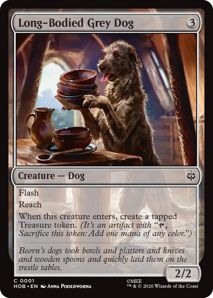 Long-Bodied Grey Dog (1) (The Hobbit)