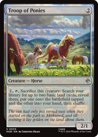 Troop of Ponies (3) (The Hobbit)