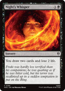 Image for Night's Whisper (189) (The Hobbit: Eternal-Legal) (HOC) - Magic: The Gathering