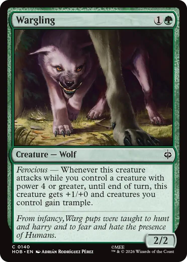 Wargling (140) (The Hobbit)