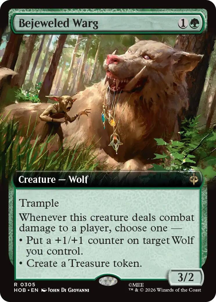 Bejeweled Warg (Extended Art) (305) (The Hobbit)