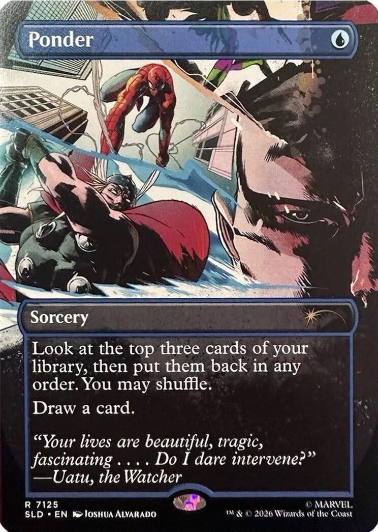Image for Ponder (7125) (7125) (Secret Lair Drop Series) (SLD) - Magic: The Gathering