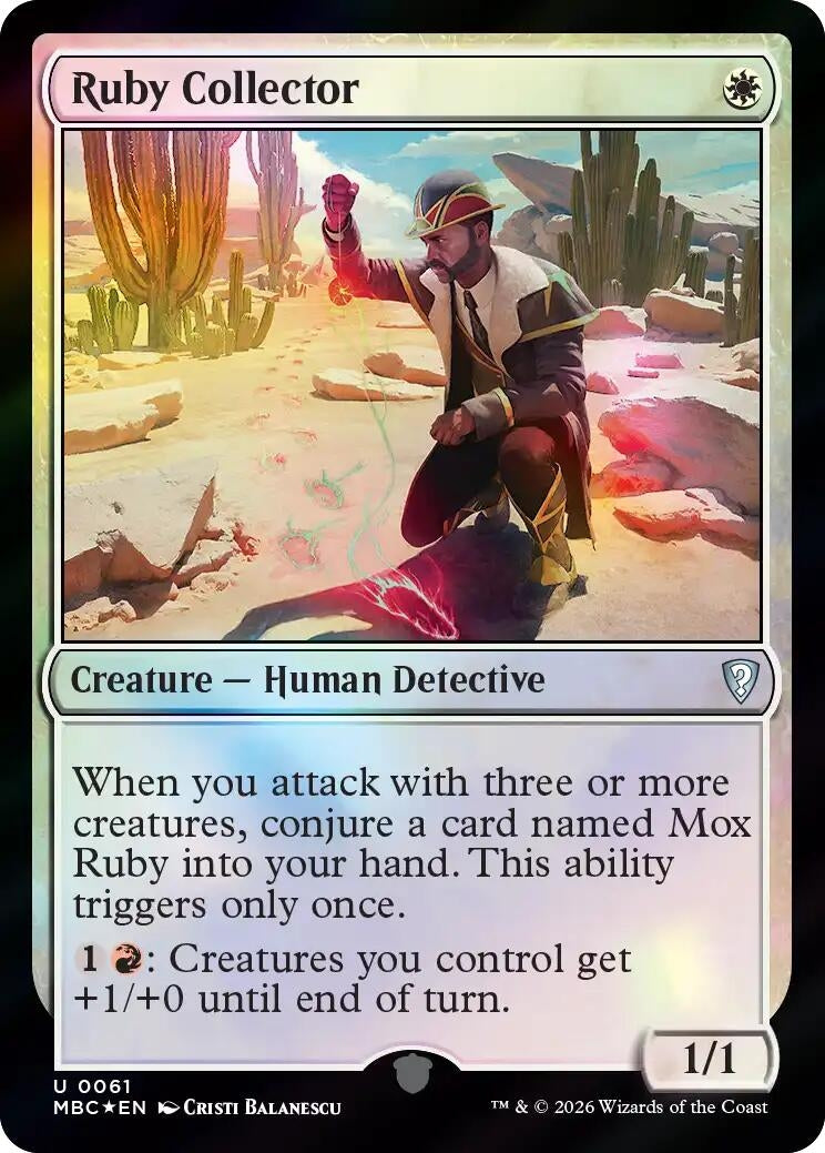 Image for Ruby Collector (61) (Mystery Booster Commander Edition) (MBC) - Magic: The Gathering
