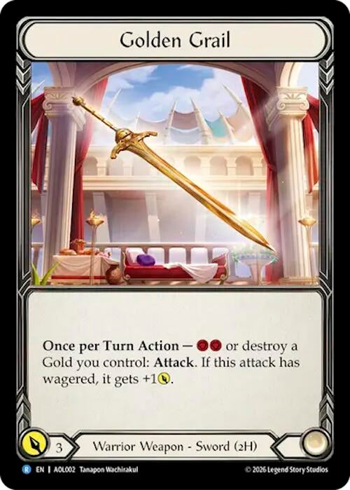 Image for Golden Grail (AOL002) (Armory Deck: Olympia, Prized Fighter) (AOL) - Flesh and Blood TCG
