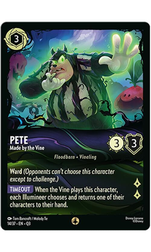 Image for Pete - Made by the Vine (14/37) (Illumineer's Quest: The Great Hunny Rescue) (Q3) - Disney Lorcana
