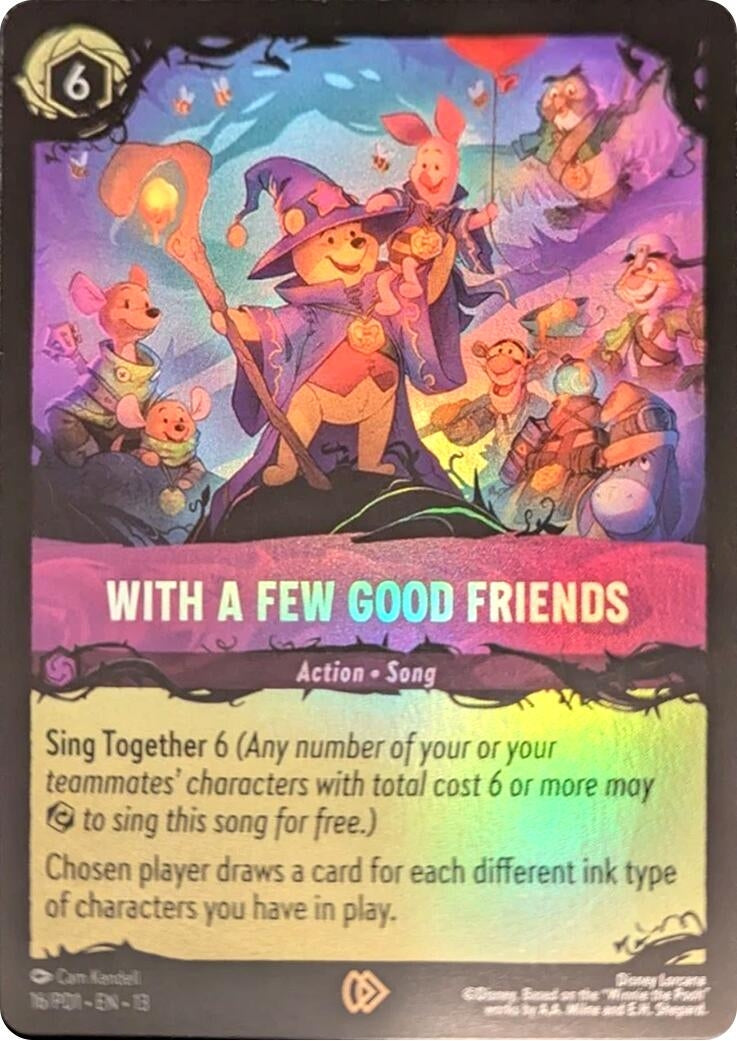 Image for With a Few Good Friends (16) (Illumineer's Quest: The Great Hunny Rescue) (Q3) - Disney Lorcana
