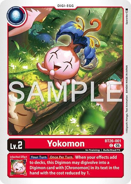 Image for Yokomon (BT26-001 C) (Timeless Bonds) (BT-26) - Digimon Card Game