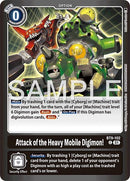 Image for Attack of the Heavy Mobile Digimon! (BT9-102 C) (Limited Card Pack -Final Crest-) (LM-08) - Digimon Card Game