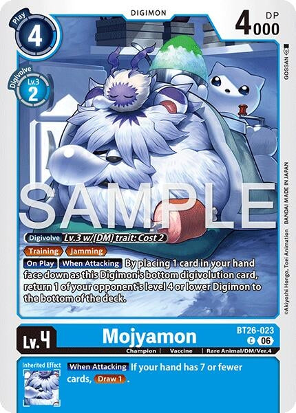 Image for Mojyamon (BT26-023 C) (Timeless Bonds) (BT-26) - Digimon Card Game