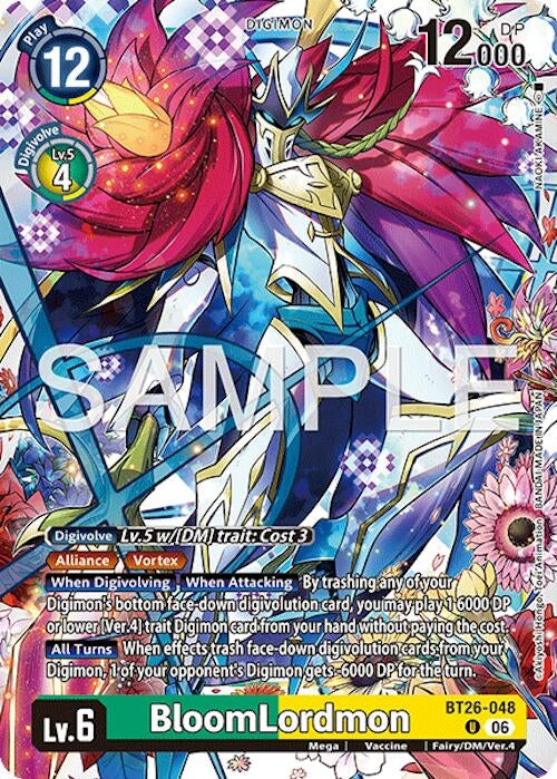 Image for Bloomlordmon (BT26-048 U) (Timeless Bonds) (BT-26) - Digimon Card Game