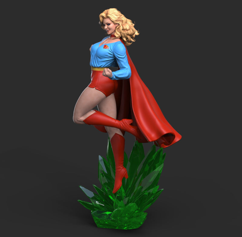 Supergirl Retro Resin Statue - view 6