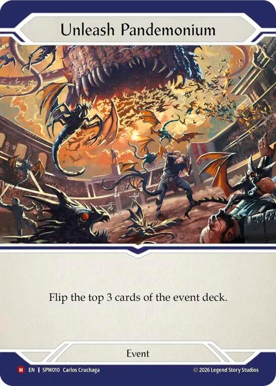 Image for Unleash Pandemonium (SPW010) (Smash Palace: Chorus of Steel) (SPW) - Flesh and Blood TCG