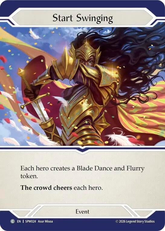 Image for Start Swinging (SPW024) (Smash Palace: Chorus of Steel) (SPW) - Flesh and Blood TCG