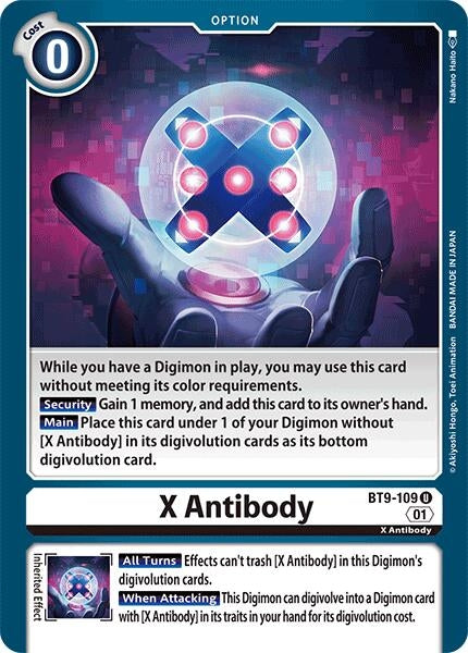 Image for X Antibody (BT9-109 U) (Limited Card Pack -Final Crest-) (LM-08) - Digimon Card Game