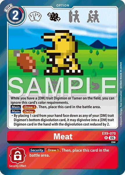 Image for Meat (EX9-070 R) (Limited Card Pack -Final Crest-) (LM-08) - Digimon Card Game