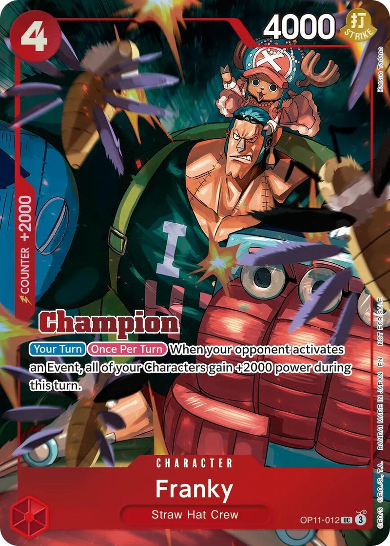 Image for Franky (CS 26-27 Winner Card Set Vol.1) (OP11-012) (One Piece Promotion Cards) (OP-PR) - One Piece Card Game