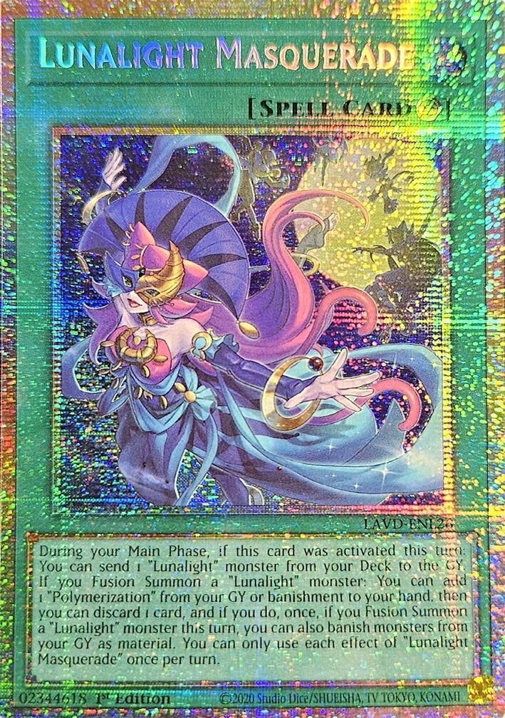 Image for Lunalight Masquerade (Starlight Rare) (LAVD-ENL26) (Legendary Arc-V Decks) (LAVD) - YuGiOh