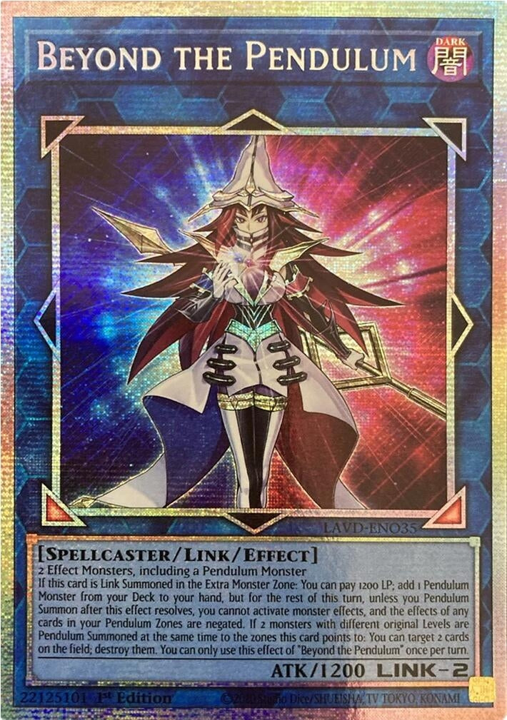 Image for Beyond the Pendulum (Starlight Rare) (LAVD-ENO35) (Legendary Arc-V Decks) (LAVD) - YuGiOh