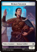 Image for Human Soldier // Treasure (0012) Double-Sided Token (2 // 12) (The Hobbit) (HOB) - Magic: The Gathering