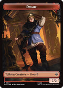 Image for Dwarf // Enduring Story Double-Sided Token (6 // 14) (The Hobbit) (HOB) - Magic: The Gathering