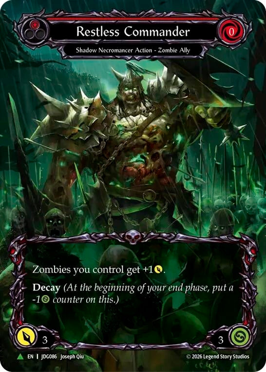 Image for Restless Commander (Marvel) - JDG086 (JDG086) (Flesh and Blood: Promo Cards) (PR) - Flesh and Blood TCG