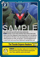 Image for The Thunder Emperor Awakens (BT26-097 R) (Timeless Bonds) (BT-26) - Digimon Card Game