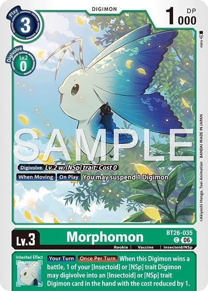 Image for Morphomon (BT26-035 C) (Timeless Bonds) (BT-26) - Digimon Card Game