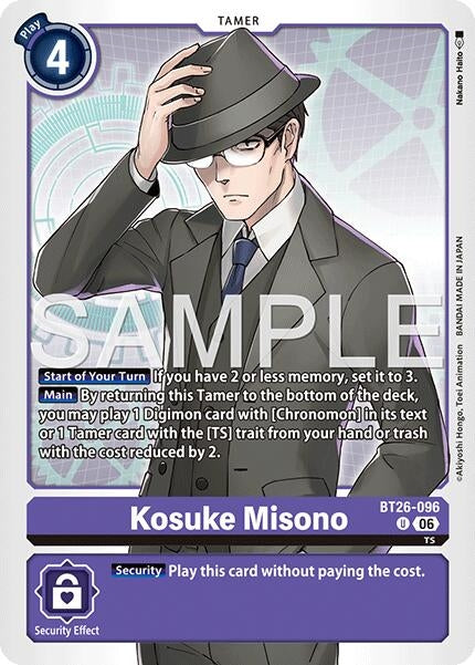 Image for Kosuke Misono (BT26-096 U) (Timeless Bonds) (BT-26) - Digimon Card Game
