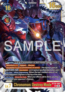 Image for Chronomon: Destroy Mode (BT26-060 UR) (Timeless Bonds) (BT-26) - Digimon Card Game