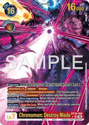 Image for Chronomon: Destroy Mode (Alternate Art) (BT26-060 UR) (Timeless Bonds) (BT-26) - Digimon Card Game