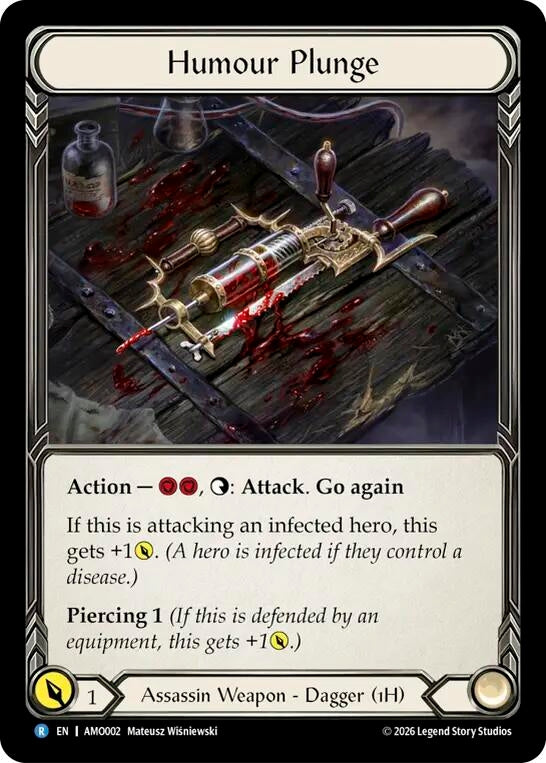 Image for Humour Plunge (AMO002) (Armory Deck: Dr. Mortimer) (AMO) - Flesh and Blood TCG