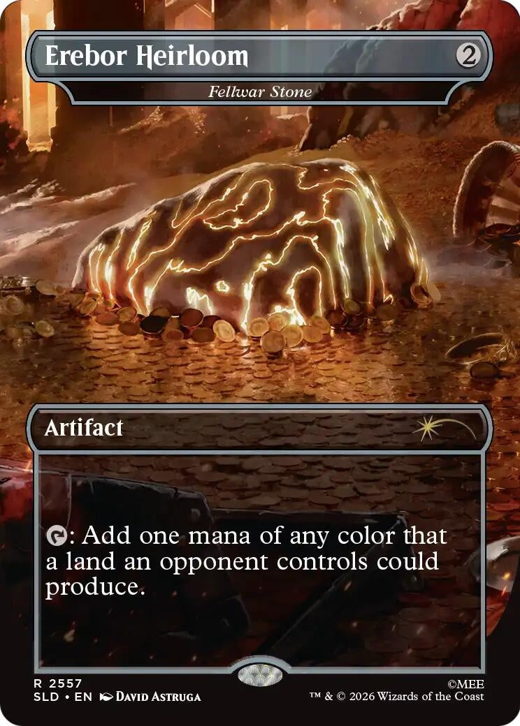 Image for Erebor Heirloom - Fellwar Stone (2557) (Secret Lair Drop Series) (SLD) - Magic: The Gathering