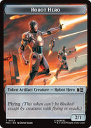 Image for Robot Hero // Villain Double-Sided Token (32 // 9) (Commander: Marvel Super Heroes) (MSC) - Magic: The Gathering