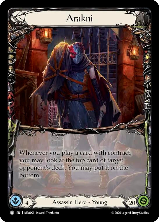 Image for Arakni (MPA001) (Mastery Pack Assassin) (MPA) - Flesh and Blood TCG