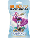 Image for Radiance - Sleeved Booster Pack - Riftbound: League of Legends Trading Card Game