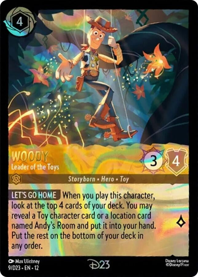 Image for Woody - Leader of the Toys (D23 Promos) (D23) - Disney Lorcana