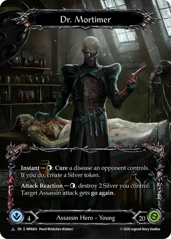 Image for Dr. Mortimer (Marvel) (MPA003) (Mastery Pack Assassin) (MPA) - Flesh and Blood TCG