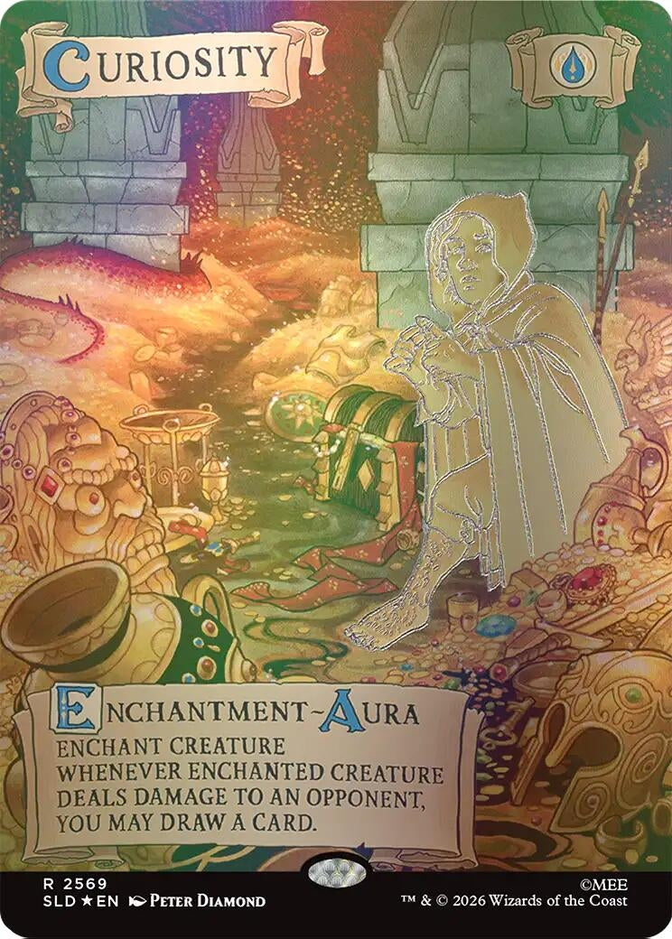 Image for Curiosity (2569) (Out Of Sight Foil) (2569) (Secret Lair Drop Series) (SLD) - Magic: The Gathering